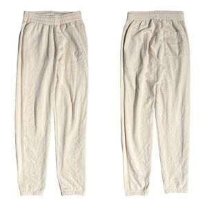 Men's Cream Jogger Pants